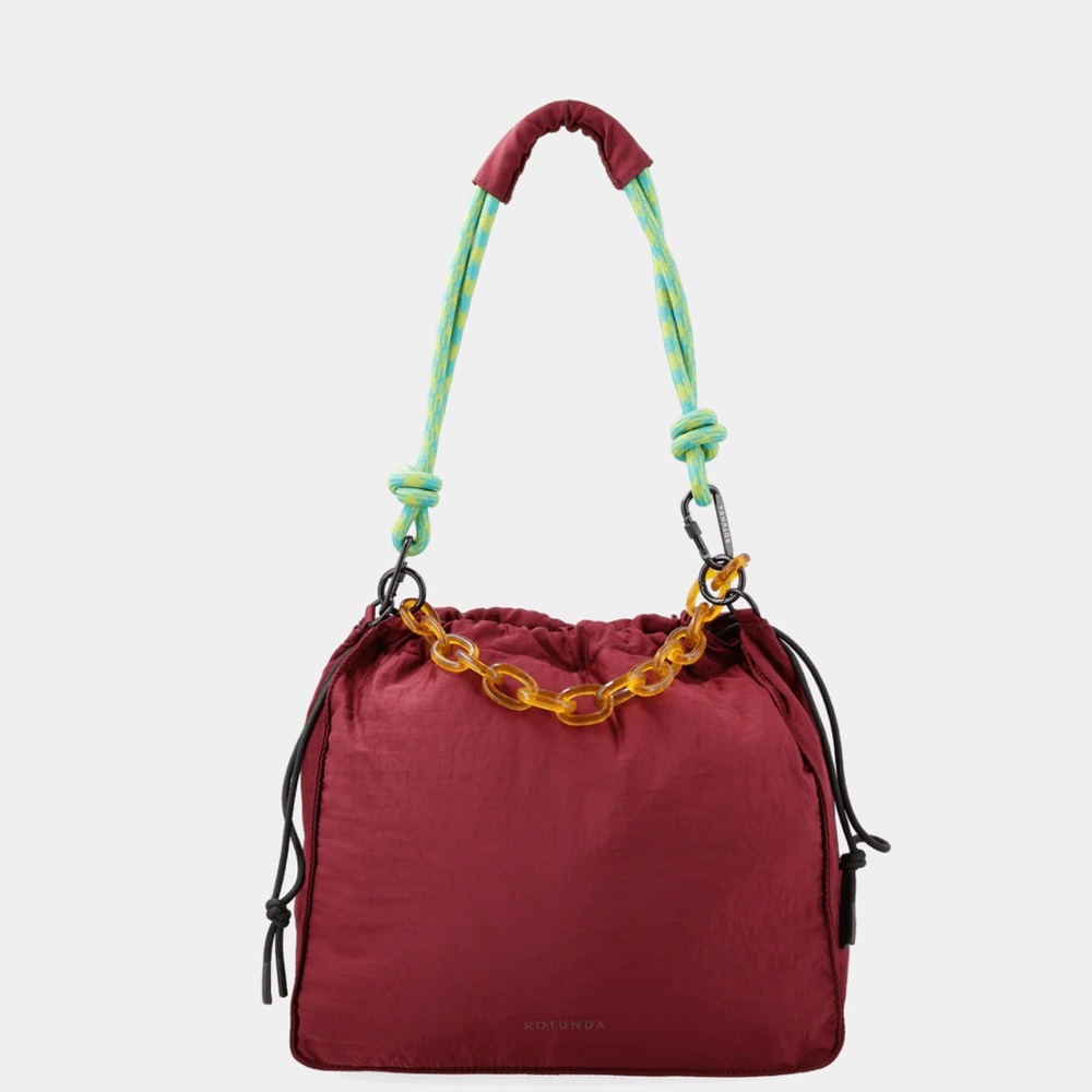 NWT Rotunda Sant Hobo Bag in Bordeaux
